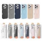 Mutural Karen Series Liquid Silicone MagSafe Magnetic Phone Case, For iPhone 16 Pro Max, For iPhone 16 Pro, For iPhone 16 - Image 8