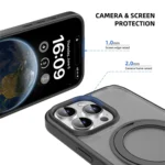 Mutural Armor Series MagSafe Magnetic Holder Phone Case, For iPhone 16 Pro Max, For iPhone 16 Pro, For iPhone 16 - Image 5