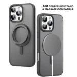 Mutural Armor Series MagSafe Magnetic Holder Phone Case, For iPhone 16 Pro Max, For iPhone 16 Pro, For iPhone 16 - Image 6
