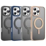 Mutural Armor Series MagSafe Magnetic Holder Phone Case, For iPhone 16 Pro Max, For iPhone 16 Pro, For iPhone 16 - Image 7
