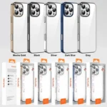 Mutural Jiantou Series Electroplating Hybrid PC Phone Case, For iPhone 16 Pro Max, For iPhone 16 Pro, For iPhone 16 - Image 7