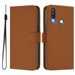 Skin Feel Solid Color Leather Phone Case with Lanyard, For vivo Y17 / Y15 / Y12 / Y11 - Image 2