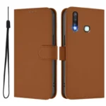 Skin Feel Solid Color Leather Phone Case with Lanyard, For vivo Y19 / U3 / Y5S / Z5i / U20 - Image 2