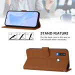Skin Feel Solid Color Leather Phone Case with Lanyard, For vivo Y19 / U3 / Y5S / Z5i / U20 - Image 3