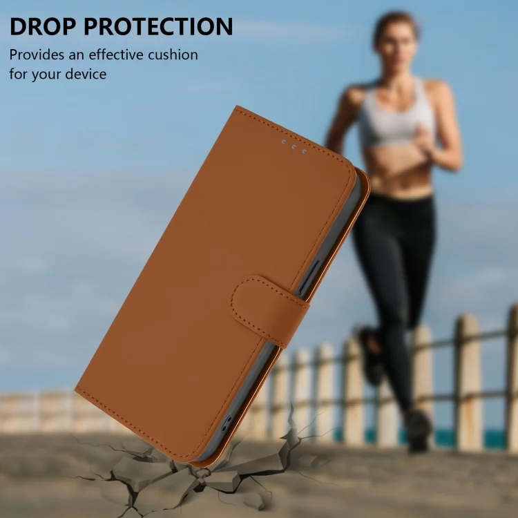 EDA007226629A_5.webp Skin Feel Solid Color Leather Phone Case with Lanyard, For vivo Y52S 5G / iQOO U3 / Y31S 5G - Image 6