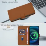 Skin Feel Solid Color Leather Phone Case with Lanyard, For Redmi Note 14 5G Global - Image 7