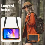 Silicone Hydric PC Tablet Case with Shoulder Strap & Holder, For Xiaomi Redmi Pad 2 11 2025, For Xiaomi Redmi Pad SE 8.7 2024 - Image 9