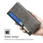 Contrast Color Side Buckle Leather Phone Case, For iPhone 16 - Image 5