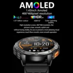 LEMFO K67 1.43 inch AMOLED Screen GPS Sports Smart Watch, Support Bluetooth Call / Health Monitoring - Image 3
