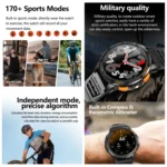 LEMFO K67 1.43 inch AMOLED Screen GPS Sports Smart Watch, Support Bluetooth Call / Health Monitoring - Image 5