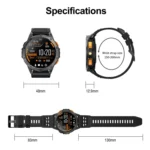 LEMFO K67 1.43 inch AMOLED Screen GPS Sports Smart Watch, Support Bluetooth Call / Health Monitoring - Image 9
