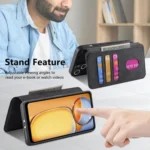 CaseNeo MagSafe RFID Anti-theft Retro Leather Phone Case, For Redmi 13C 4G / 13R, For Redmi Note 13 4G, For Redmi Note 13 Pro 5G - Image 4