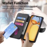 CaseNeo MagSafe RFID Anti-theft Retro Leather Phone Case, For Redmi 13C 4G / 13R, For Redmi Note 13 4G, For Redmi Note 13 Pro 5G - Image 7