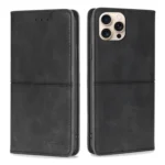 Cow Texture Magnetic Leather Phone Case, For iPhone 16 Pro Max, For iPhone 16 Pro, For iPhone 16 Plus, For iPhone 16