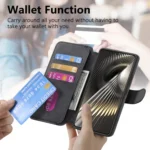 CaseNeo MagSafe RFID Anti-theft Retro Leather Phone Case, For Xiaomi Poco F6, For Xiaomi Poco F6 Pro, For Xiaomi Poco M6 Pro 4G - Image 7