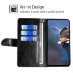 Geometric Stitching Leather Phone Case, For iPhone 16 - Image 2