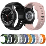 Wave Texture Reverse Buckle Silicone Watch Band - Image 2