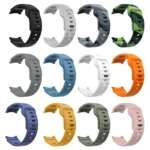 Wave Texture Reverse Buckle Silicone Watch Band - Image 4