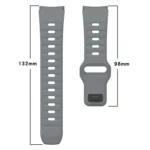 Wave Texture Reverse Buckle Silicone Watch Band - Image 5