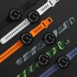 Wave Texture Reverse Buckle Silicone Watch Band - Image 6
