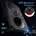 Shockproof Metal Ring Holder Phone Case, For Xiaomi 15 Ultra, For Xiaomi Poco X7 Pro, For Xiaomi 15 Pro, For Xiaomi 15, For Xiaomi 14T Pro, For Xiaomi 14T - Image 4