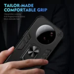 Shockproof Metal Ring Holder Phone Case, For Xiaomi 15 Ultra, For Xiaomi Poco X7 Pro, For Xiaomi 15 Pro, For Xiaomi 15, For Xiaomi 14T Pro, For Xiaomi 14T - Image 5