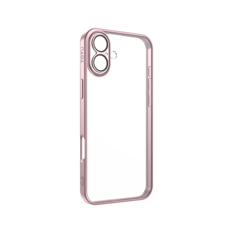 EDA007241001A.webp TOTU PC-2 Soft Jane Series Electroplated TPU Phone Case with Lens Film, For iPhone 16 - Image 1