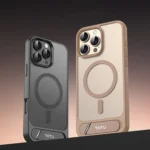TOTU PC-25 Skin Feel MagSafe Magnetic Stand Phone Case, For iPhone 16 Pro Max, For iPhone 16 Pro, For iPhone 15 Pro Max, For iPhone 15 Pro - Image 2
