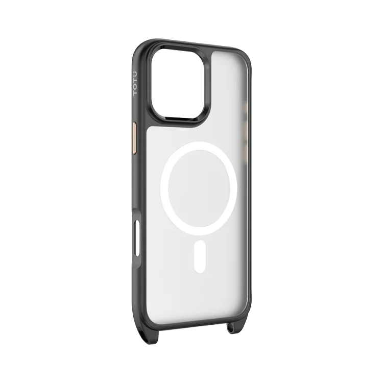 TOTU PC-26 Skin Feel MagSafe Magnetic Lanyard Hole Phone Case, For iPhone 16 Pro Max, For iPhone 16 Pro