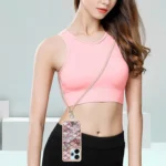 Electroplating Pattern IMD TPU Shockproof Case with Neck Lanyard, For Redmi 13 4G - Image 6