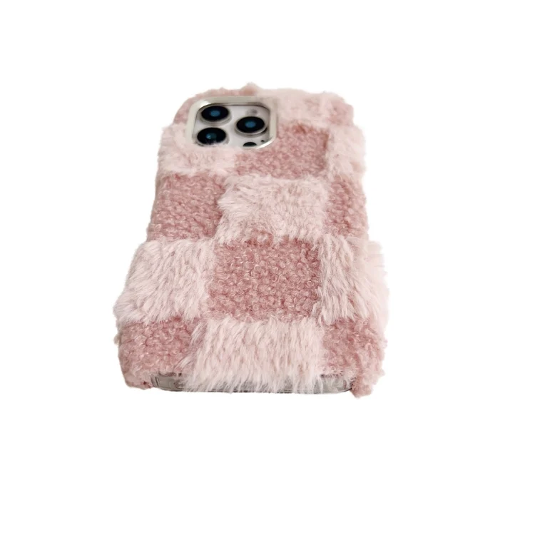 EDA0072548_B3.webp Square Grid Plush TPU Phone Case, For iPhone 14 Pro, For iPhone 14 Pro Max - Image 4