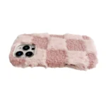 Square Grid Plush TPU Phone Case, For iPhone 14 Pro, For iPhone 14 Pro Max - Image 5
