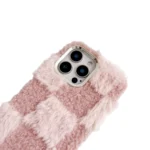 Square Grid Plush TPU Phone Case, For iPhone 14 Pro, For iPhone 14 Pro Max - Image 6