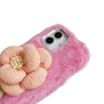 Cloth Flower Plush TPU Phone Case, For iPhone 15 Plus, For iPhone 15, For iPhone 14 Plus, For iPhone 14, For iPhone 14 Pro, For iPhone 14 Pro Max - Image 6