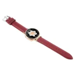 Silver Steel Buckle Genuine Leather Watch Band Wristband - Image 5