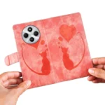 Pen Heart Cat Embossed Leather Phone Case, For Xiaomi Poco C75, For Xiaomi 14T Pro, For Xiaomi 14T - Image 6