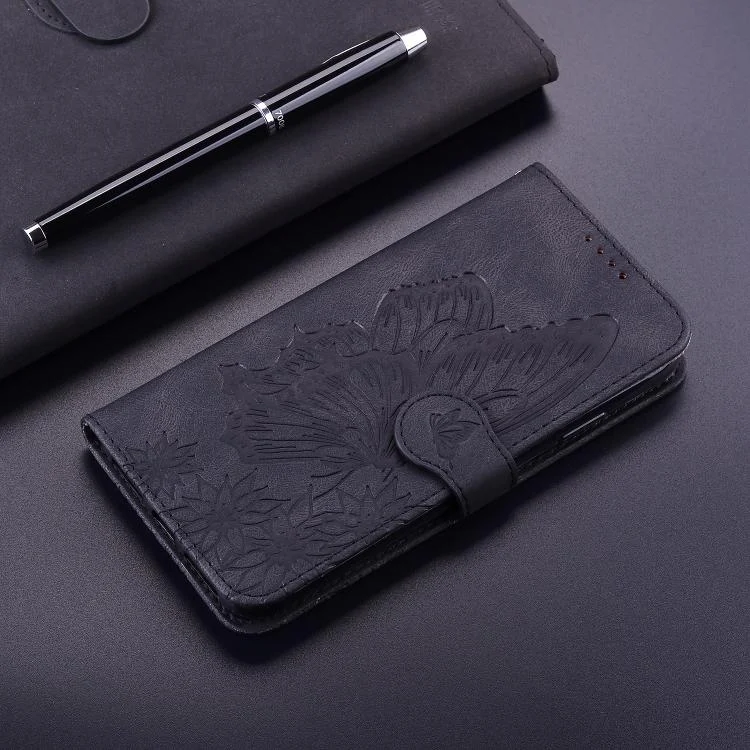EDA007264403A_1.webp Retro Skin Feel Butterflies Embossing Horizontal Flip Leather Phone Case, For Xiaomi Poco C75, For Xiaomi 14T Pro, For Xiaomi 14T - Image 2
