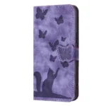 Butterfly Cat Embossing Flip Leather Phone Case, For Xiaomi Poco C75, For Xiaomi 14T Pro, For Xiaomi 14T - Image 2