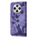 Butterfly Cat Embossing Flip Leather Phone Case, For Xiaomi Poco C75, For Xiaomi 14T Pro, For Xiaomi 14T - Image 3
