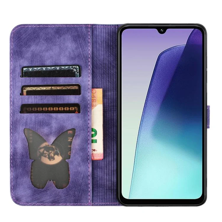 EDA007265303A_3.webp Butterfly Cat Embossing Flip Leather Phone Case, For Xiaomi Poco C75, For Xiaomi 14T Pro, For Xiaomi 14T - Image 4