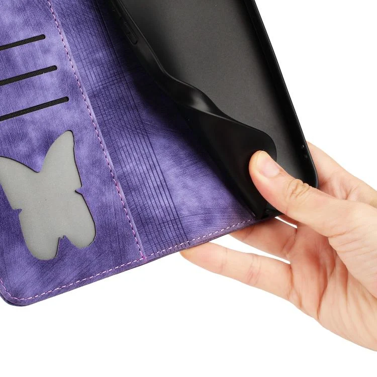 EDA007265303A_6.webp Butterfly Cat Embossing Flip Leather Phone Case, For Xiaomi Poco C75, For Xiaomi 14T Pro, For Xiaomi 14T - Image 7