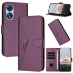 Triangle Pattern Buckle Clasp Leather Phone Case, For OPPO A78 4G, For OPPO Find X8 Pro
