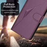 Triangle Pattern Buckle Clasp Leather Phone Case, For OPPO K11, For OPPO Reno10 5G Global - Image 7