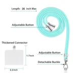 Electroplating Dual-side IMD Phone Case with Lanyard, For Redmi 13 4G - Image 7