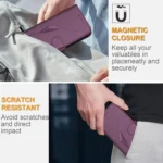 Triangle Pattern Buckle Clasp Leather Phone Case, For Redmi Turbo 4 Pro / Xiaomi Poco F7, For Redmi A5 4G 171.7mm / Xiaomi Poco C71 - Image 6