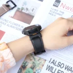 Stainless Steel Quick Release Leather Watch Band - Image 10