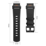 Stainless Steel Quick Release Leather Watch Band - Image 3