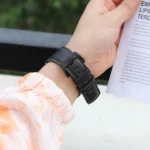 Stainless Steel Quick Release Leather Watch Band - Image 4