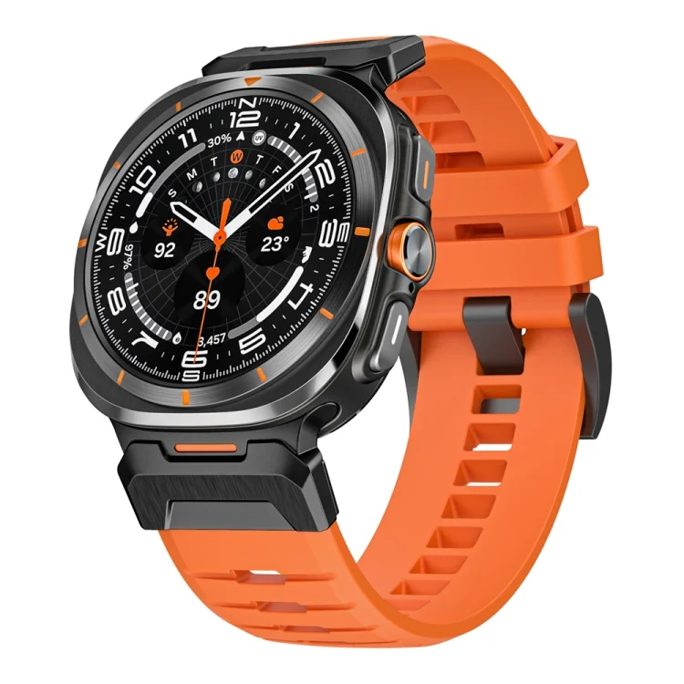 Steel Buckle Fluororubber Watch Band