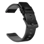 Steel Buckle 24mm Genuine Leather Watch Band